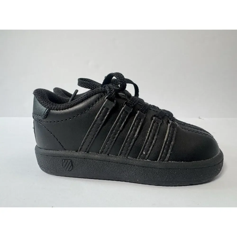 K Swiss Classic VN Infant Low Sneakers Black Size 6 Toddler Shoes With Box
